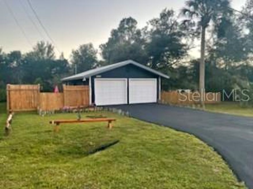 Discover your Rainbow River Retreat!
This versatile courtyard home offers a fantastic opportunity—whether you're looking for a permanent residence, weekend getaway, or short-term rental investment. Thoughtful upgrades include a 2019 metal roof, 2019 ductless mini-split HVAC system (2 units), air-conditioned garage, 2020 water heater, and both chain-link and bamboo fencing for added privacy.

The attached garage offers approximately 460 sq ft of additional space with potential to convert into extra living area, home gym, studio, or simply store all your gear and toys. A side fence gate allows easy access for a boat trailer or riding mower.

Enjoy the Florida lifestyle just 10 minutes to Rainbow Springs State Park and KP Hole for tubing, kayaking, paddleboarding, and more. Take a 30-minute scenic drive to Crystal River for boating, scalloping, or visiting the manatees. The oversized yard offers plenty of room to add a pool, garden, or outdoor entertaining space.Home will be termite bonded.

Don’t miss this unique opportunity to own near some of Florida’s most beautiful natural attractions!

$7,000 concession for repairs