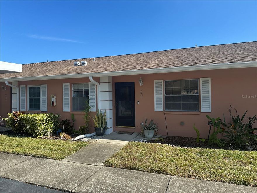 Schedule a tour now for this 2 bedroom 2 bathroom villa in Clearwater. This unit has an assigned parking spot, washer/dryer located in the back sun room. The community features a pool and private entrance to Publix shopping center. Water/Sewer/Trash included. 

Move in fees:
$1750 1st Months rent
$1750 Deposit
$65 application fee per adult