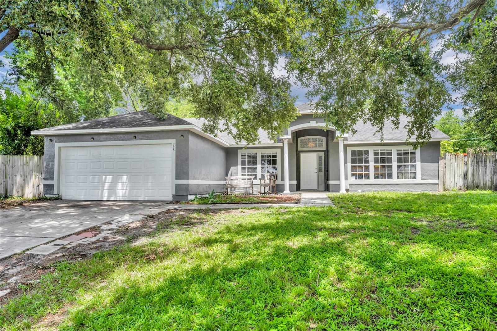 Spacious 4-Bedroom Home with Den, Florida Room & Full Yard
Welcome to this beautifully appointed 4-bedroom, 2-bath home offering both comfort and versatility. Nestled on a generously sized lot with mature trees, this property provides privacy, shade, and plenty of outdoor space to enjoy. Inside, you'll find high ceilings and a thoughtfully designed layout featuring a separate den with elegant French doors—perfect for a home office or flex space.
The heart of the home is the stunningly finished kitchen, ideal for everyday living and entertaining. A bright and airy Florida room extends the living space, bringing the outdoors in. The primary suite features a luxurious soaking tub and spacious layout for your private retreat. Additional highlights include inside laundry, a large yard ideal for gardening or play, and a brand-new roof to be installed before closing—giving you peace of mind for years to come.
Don’t miss this opportunity to own a home that blends style, function, and Florida charm.