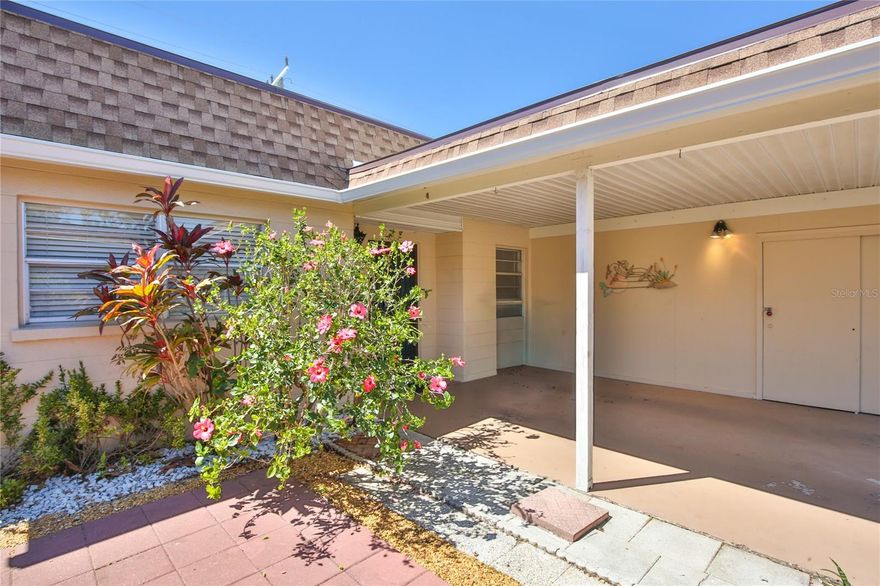 Discover effortless, low-maintenance retirement living in the popular 55+ Park Acres Estates community located in Bradenton! This appealing 2-bedroom, 2-bath end-unit condo is affordably priced and ready for active adult buyers seeking a comfortable Florida lifestyle.
Walk into a bright, airy open floor plan that includes a spacious Florida room—great for lounging or having friends over. The interior is well-kept with nice recent touches like updated flooring, a fresh vanity, and new countertop in the guest bathroom. It features all kitchen appliances staying, plenty of closet space, and smart storage solutions throughout the home.
Step outside to enjoy the generous outdoor area for soaking up the sun, plus a handy one-car carport with extra storage.
The $457 monthly HOA fee covers essential services: exterior maintenance, water, sewer, trash pickup, cable, high-speed internet, and full use of the community's great amenities—such as a heated pool, welcoming clubhouse, shuffleboard courts, and more—to help you stay social and active.
Positioned in an excellent area, you're only minutes away from lively downtown Bradenton, SRQ Sarasota-Bradenton International Airport, quality medical centers, public transportation, shopping, restaurants, and gorgeous Gulf beaches on Anna Maria Island or Siesta Key.
This wonderful option is ideal for relaxed, year-round living in Florida. Interested in checking it out? Get in touch today to arrange your private viewing!