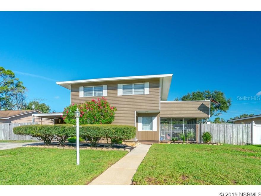 Motivated Sellers!!!! Just reduced!!This Gem is a real find! Well-maintained 3 bedroom - 1 Â½ bath home located on the city border of Daytona Beach and South Daytona. Minutes from the airport, shopping, restaurants, Embry-Riddle and Daytona State College. Easy access to I4 and I95....Prime location!! Same owners since 1973 that have taken a ton of pride in their home! Brand new AC,1 year old roof, new refrigerator, new electrical box, new shed, and alarm system! The list goes on and on! The fully fenced back yard is enormous with lots of shade in the morning to relax and enjoy your coffee and paper. Or enjoy the sun on your roof-top deck. The screened in porch is another option to cookout or host a party overlooking the hot tub! Washer and dryer are included ;Water: City