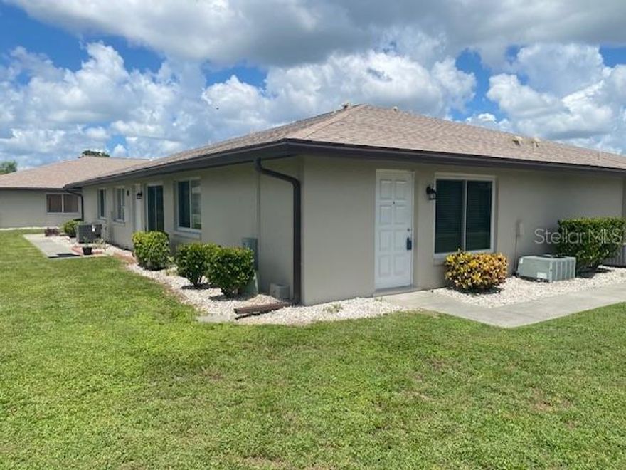 Updated 1-Bedroom Condo in Sunshine Villas – Great Investment Opportunity!

Welcome to this charming 1-bedroom, 1-bath condo located in the quiet community of Sunshine Villas in Port Charlotte, FL. This nearly 600 sq ft unit is part of a well-maintained community of four-plexes and offers a smart investment opportunity or cozy personal retreat.

Recent upgrades include a newer roof (2022), updated kitchen, new bathroom vanity, tub/shower combo, newer hot water heater, and freshly painted exterior. The unit is recently vacated and had with a lease at $1,200/month (tenant did not want to deal with showings or would have stayed).

Conveniently located near hospitals, shopping, dining, and fuel, this condo offers both comfort and accessibility. Whether you're looking to expand your investment portfolio or secure a low-maintenance Florida getaway, this condo checks all the boxes.