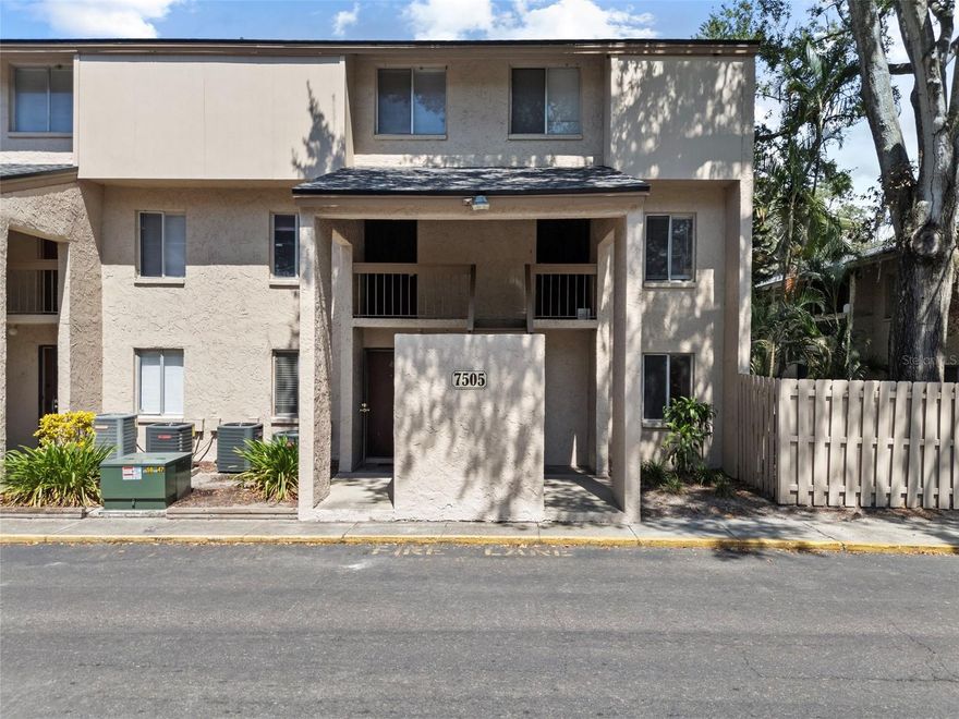 Rarely Available FIRST FLOOR UNIT !! Affordable Living at its Finest ! This spacious All Ages Condo is perfect as a primary residence, vacation home, OR as a potentially great rental investment ! NEW ROOF in 2022 ! This 2 bedroom, 1 bathroom first floor unit has a fantastic layout and many great updates not seen at this price point. The kitchen has been remodeled and features white shaker cabinets and beautiful granite countertops. The main bathroom has also been updated with a walk in tile shower and dual vanity with granite countertops as well. The unit laundry closet gives you the convenience that you need in your every day life. The home has been freshly painted throughout and shows how well it's been cared for throughout the years. The community itself features a clubhouse and two pools. This condo is minutes away from interstates I-275/I-75/I-4, Busch Gardens, Adventure Island, USF, Moffitt Cancer Center, Museum of Science & Industry, Hard Rock Casino, MidFlorida Amphitheatre, Fairgrounds, restaurants, shopping, and schools making it the perfect home base for anything you could ever want in your life.