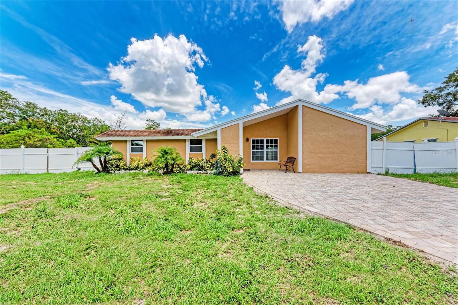 Welcome to the Florida Dream! This gorgeous home offers an amazing split floor plan, perfect for seamless entertaining and comfortable living, while maintaning privacy amoung all the occupants. The home showcases a gorgeously updated bathroom w/ a porcelain tile walk-in shower, freshly painted interior, a tall vaulted ceiling, a brick pavered driveway, and so much more! What sets this property apart is the freedom it offers – no HOA restrictions mean you can park your toys, whether it's an RV or a boat, with ease. Embrace the outdoor enthusiast in you and make the most of Sarasota's beautiful surroundings. Don't miss out on this rare opportunity to own a piece of paradise that also caters to recreational freedom. A large backyard offers endless options for outdoor fun, storage shed, playground, you name it! Nestled in an area known for its amazing access to dining and entertainment, with easy access to stunning beaches, you can bask in the sun, take a dip in the sparkling waters, and enjoy the coastal lifestyle Sarasota is famous for.