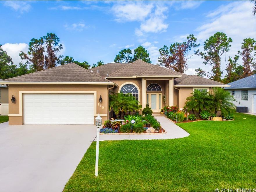 REMODELED!  Move right in to this three bedroom, two bathroom, 1826 SQFT remodeled San Remo home with lush landscaping and a relaxing screened in porch.  This home features a split floor plan, 2 car garage, new A/C in 2015, new hot water heater 2016, and spacious yard.  2013 Updates include: New kitchen cabinets & stainless steel appliances & granite counter tops, New tile backsplash, New crushed stone sink, New tile flooring, New laminate wood flooring, New baseboards, New landscaping, New lights & fans, New exterior paint, and New salt water softener system.  Gas hot water heater, gas dryer, and gas available behind electric range.   Inside laundry room!  No carpet!  18' boat with breakaway trailer will fit in garage.  Close to shopping, dining, and the river!  This home will not last long! ;Water: City