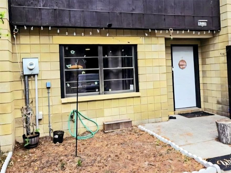 One or more photo(s) has been virtually staged. This cozy 2-bedroom, 1.5-bath townhome in the conveniently located Green Leaf community is a great find. The kitchen features white cabinetry, low-maintenance countertops with the warm look of butcher block, and stainless steel stove. 
The dining area overlooks a private, fenced backyard—perfect for relaxing with pets or entertaining. Just off the kitchen, a convenient utility room includes a washer and dryer, while a half bath downstairs adds everyday functionality. Wood look vinyl flooring enhances the living and dining areas.
Upstairs, you’ll find two comfortable bedrooms, with a full bath separating the bedrooms.  The staircase has carpeting, and the main bedroom features durable vinyl plank flooring. The seller is offering a credit to add desired flooring in the secondary bedroom.  
Additional upgrades include LED lighting and smart Wi-Fi light switches, as well as ceiling fans in living room and bedrooms. 
Enjoy low-maintenance living with a minimal HOA fee of just $95 annually. Ideally located near Veteran’s Park, shopping, dining, entertainment, and major medical centers like the University of Florida and UF Health Shands Hospital, as well as North Florida Regional Medical Center.
Major systems have been updated, with the HVAC replaced in 2022 and the water heater in 2024.