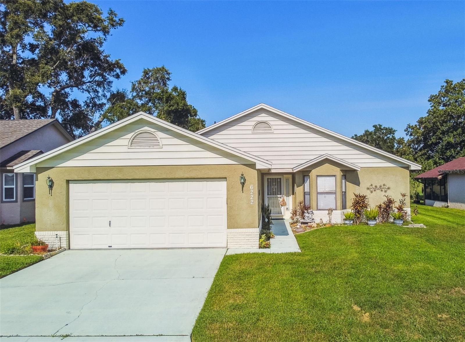 Located in the highly desirable 55+ Sandpiper community, this charming 2-bedroom, 2-bathroom home is perfectly situated on the fourth fairway. Lovingly maintained by its original owner, the home offers a bright, open-concept living area filled with natural light. To the right, you'll find a cozy eat-in kitchen featuring a picturesque bay window.
At the rear of the home, a spacious enclosed Florida room provides a serene space to unwind or entertain, with beautiful views and endless potential. Tastefully decorated in neutral tones, the home also boasts a new roof (2022) and a water heater just one year old.
Just a short golf cart ride away, you'll enjoy access to top-tier community amenities, including two heated pools, a fitness center, pickleball courts, an on-site restaurant, a pro shop, and a wide array of clubs and activities.
The low monthly HOA fee includes lawn care, cable TV, internet, and WiFi. Conveniently located near shopping, banking, and I-4 access. Don’t miss your chance to see this wonderful home—schedule your showing today before it’s gone!