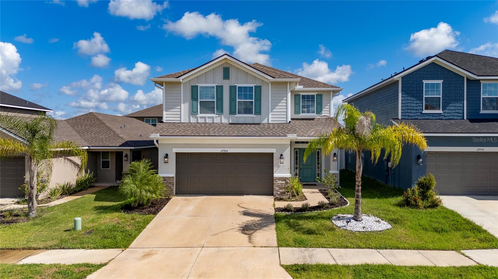 Charming Home in Abbey Glen, Dade City
Welcome to your dream home! This pristine, beauty built in 2023 features 4 bedrooms, 2½ baths, and over 2,400 sq ft of modern living space. The heart of the home is the expansive open-concept living area—with formal entry, living room, and casual dining that flows seamlessly into a well-appointed kitchen. Here, a large island, custom cabinetry with crown molding, and granite countertops set the stage for culinary creativity.
Upstairs, discover the spacious master suite with an impressive walk-in closet, accompanied by three additional bedrooms and a full bath. The south-facing facade floods the home with light, while a sizable 0.14-acre lot and attached two-car garage (18’×20’) provide both room to grow and practicality.
Situated in the coveted Abbey Glen subdivision. Schedule your showing today!