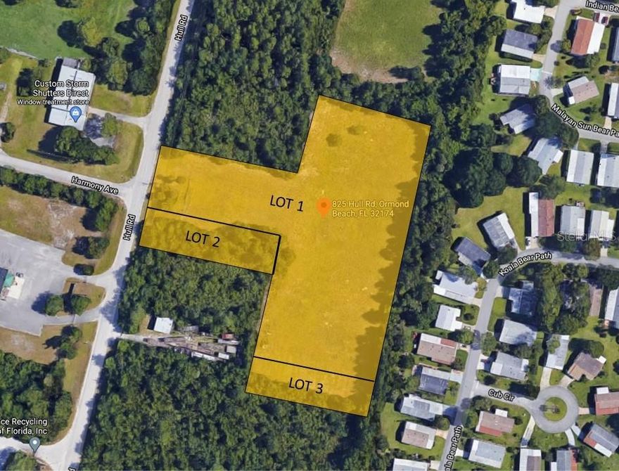 3.63 +/- acres zoned Industrial I-1. Multi-parcel sale off US 1, less than 2 miles from I-95 in Ormond Beach. Preliminary site plan available including 3 buildings (office/industrial space). Utilities at site. Seller financing available with 20 percent down at 5 percent interest. GREAT OPPORTUNITY!