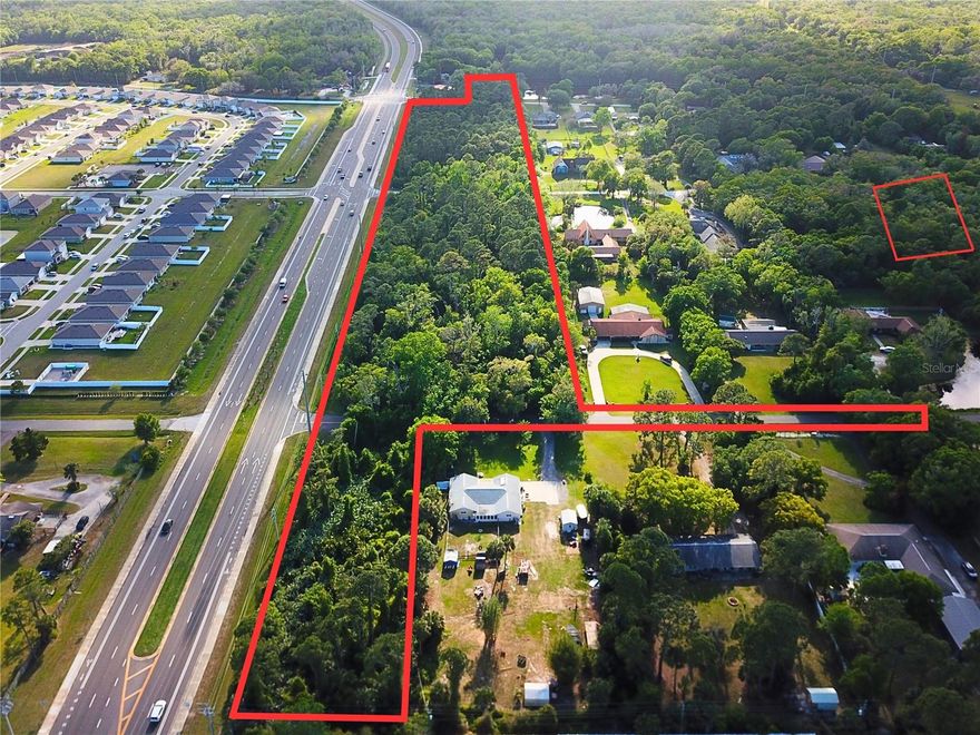 Multiple Parcels! Total of 5 parcels equals 11.5 +/- Acres. St. John's stamped wetlands delineation survey Valid until 2030, completed in 2025. Airpark to Maplewood to Pinedale lot- 1800 +/- Frontage on SR 442. Boundary Survey available. Airpark lot includes lake front. Additional lot down Maplewood Drive approximately 1.3 acres. ALL INFORMATION IS ASSUMED ACCURATE BUT NOT GUARANTEED. MEASUREMENTS ARE APPROXIMATE. BUYERS AND THEIR AGENTS MUST VERIFY ALL INFORMATION THAT IS IMPORTANT TO THEM.

Call for more information.