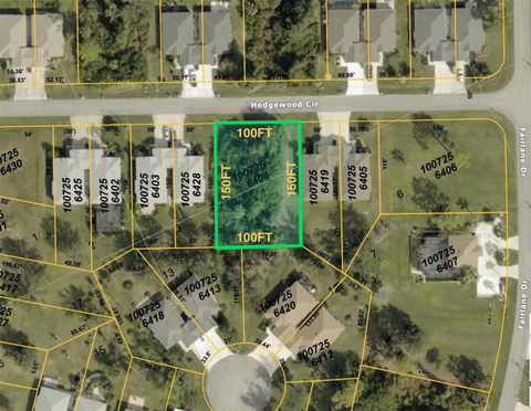 HEDGEWOOD CIRCLE NORTH PORT FL 34288
