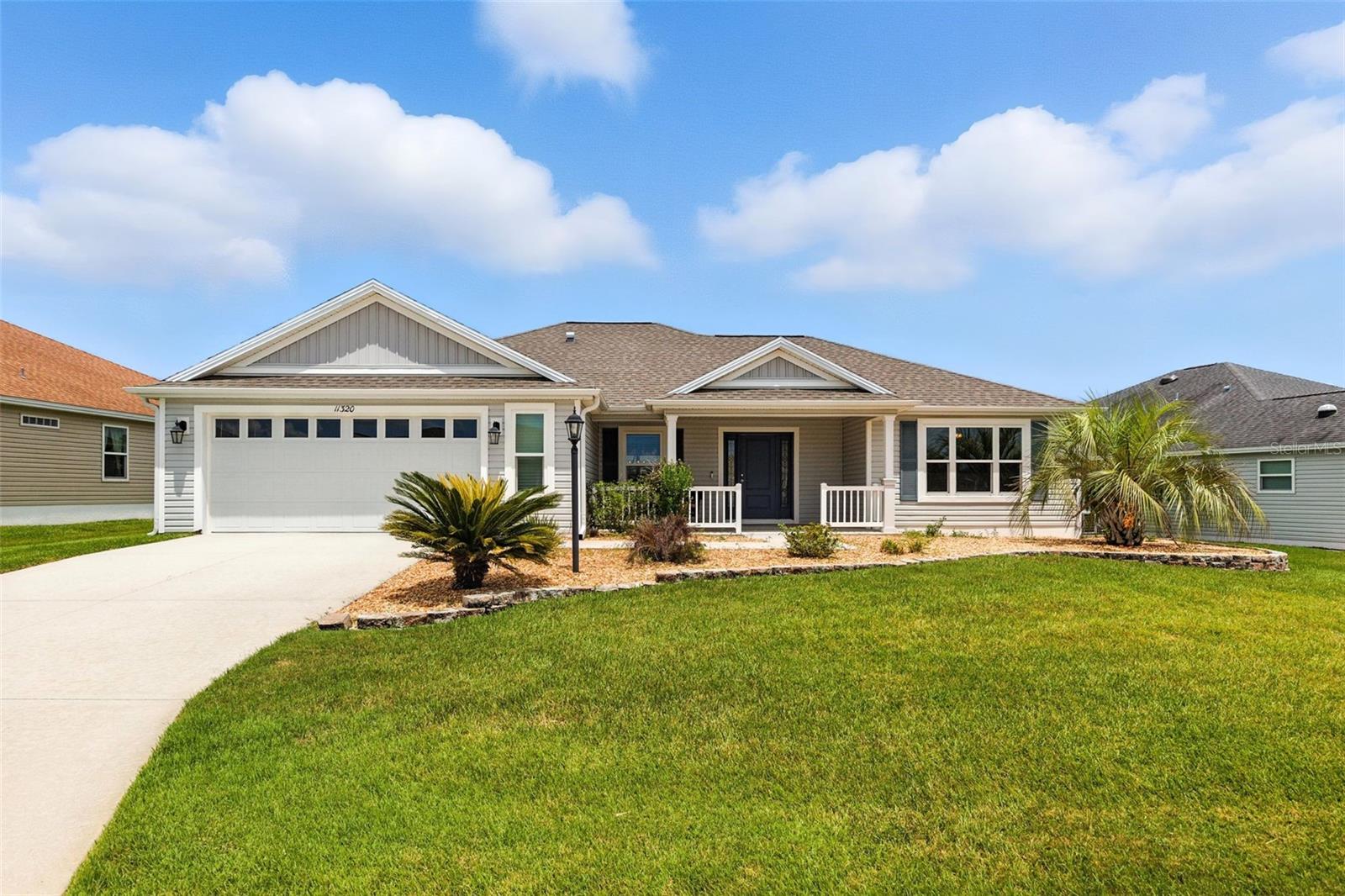 Welcome to this beautifully maintained 3-bedroom, 2-bath home in the desirable community of Oxford Oaks! Featuring an open floor plan with durable engineered resilient flooring throughout the main living areas and plush carpet in the bedrooms, this home blends comfort with style.
The spacious living room with elegant tray ceilings creates a warm and inviting atmosphere—perfect for relaxing or entertaining. The kitchen offers ample counter space, ideal for cooking and gathering with friends and family. The primary suite includes a large walk-in closet, dual vanities, and a walk-in shower for a spa-like retreat.
Additional highlights include a dedicated laundry room with built-in cabinets and a utility sink for added convenience. Step into the enclosed lanai and unwind while enjoying your private, low-maintenance backyard oasis—fully fenced with a gazebo, perfect for outdoor entertaining.
Oxford Oaks offers resort-style amenities including a pool, tennis, basketball, pickleball courts, playground, picnic pavilion, and scenic walking and biking paths. Conveniently located near The Villages Charter High School, top shopping, dining, the Turnpike, I-75, and minutes from Brownwood, Sumter Landing, and Sawgrass Grove.
Don’t miss your chance to own this move-in ready gem in Oxford Oaks!