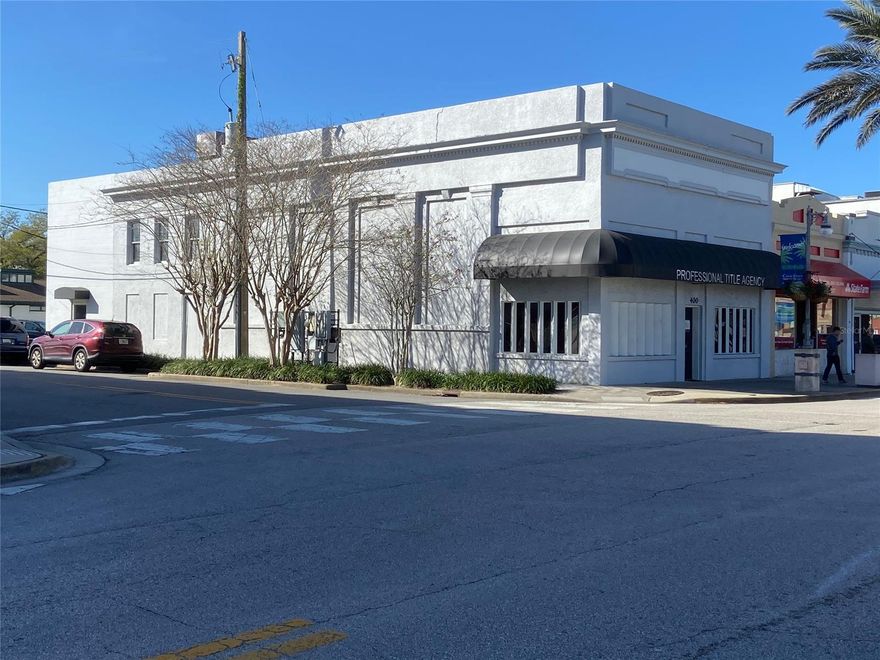 Beautiful 2 story block building in the heart of Historic downtown Canal Street New Smyrna Beach. Over 5300 sqft under air. Surrounded by restaurants, shops and commerce. Interior elevator and staircase. Mixed use zoned. ;Water: City