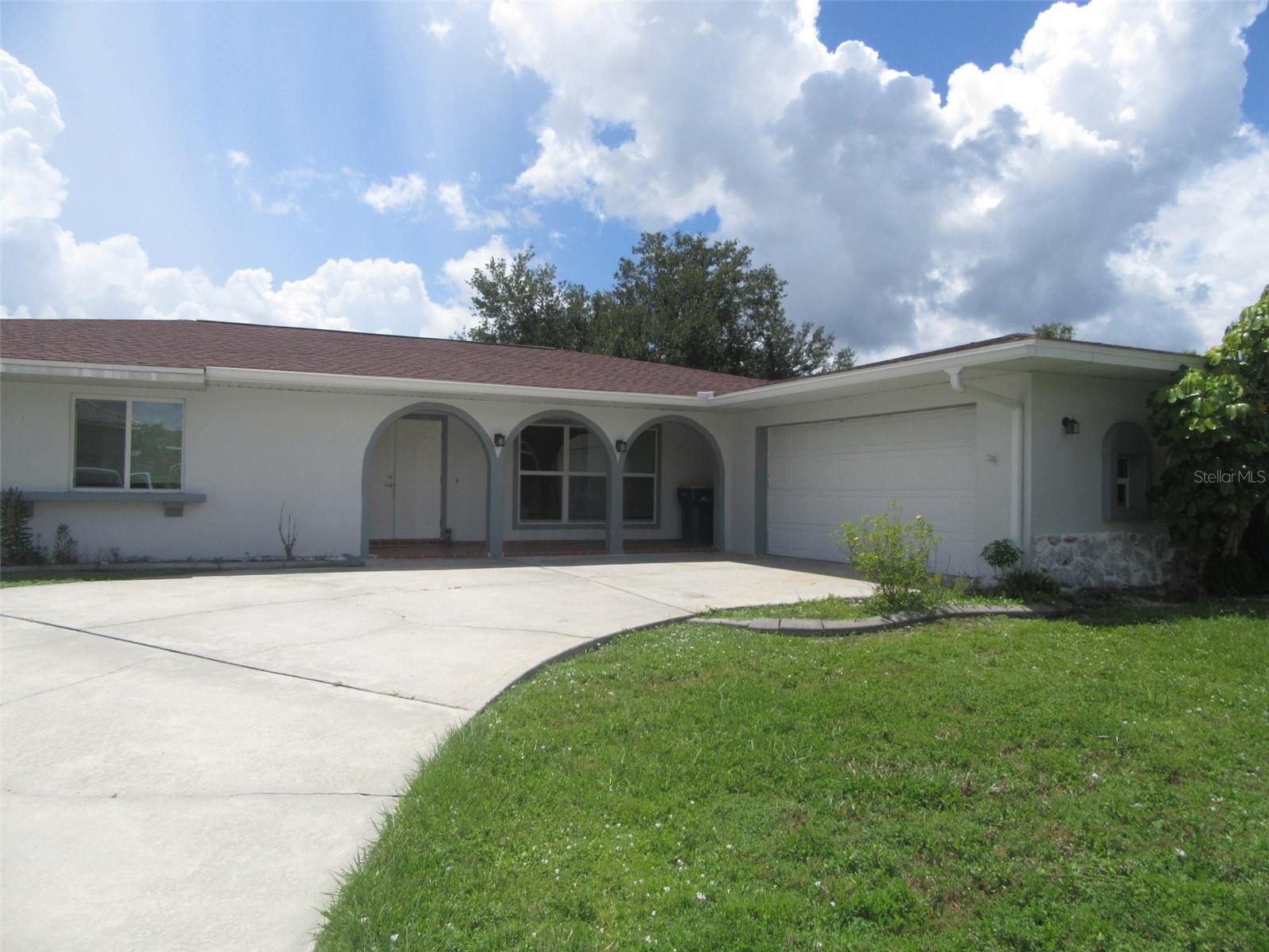 Large pool home with over 2,000 sq ft of living space. Separate formal dining room off of the kitchen. Large family room overlooks pool area with 3 sets of sliding doors. Plenty of room to enjoy entertaining whether out by the pool or the kitchen that overlooks the family room. Kitchen is equipped with granite countertops and wood cabinets. Upgraded master bath and guest bath. Ceramic tile throughout the home. New roof in 2022. New A/C in 2024. Centrally located to EVERYTHING...US-41, I-75, schools, restaurants, grocery, retail shopping and best of all....stunning gulf beaches, world class fishing, boating, and a multitude of golf courses!