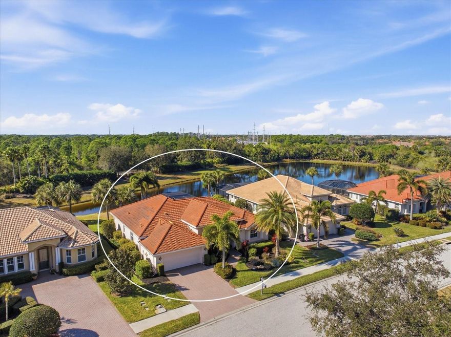 PRICED TO SELL, one of the best values for a pool home in Venetian Golf & River Club!
Your piece of paradise awaits in the highly sought-after gated community of Venetian Golf & River Club. Perfectly positioned on a quiet, private lot overlooking a tranquil lake, this beautifully maintained Angelico model offers the ideal blend of comfort, space, and Florida lifestyle living.
This spacious home features three bedrooms, two bathrooms, a family room, formal living room, and formal dining room, providing flexible living and entertaining space for both everyday living and hosting guests.
The open kitchen serves as the heart of the home and features 42" wood cabinetry, granite countertops, under-cabinet lighting, a pantry, breakfast bar, and a dining nook that overlooks the pool and peaceful water views.
Recent updates provide peace of mind, including a new HVAC system installed in 2023, along with a brand new refrigerator and brand new dishwasher.
Step outside to your private outdoor retreat where the screened lanai overlooks the sparkling pool and serene lake. The lanai is equipped with a summer kitchen gas hookup and surround sound wiring, creating the perfect setting for entertaining or relaxing evenings.
Impact hurricane glass windows and doors throughout provide both security and energy efficiency. The spacious primary suite features tray ceilings and tranquil lake views through triple sliding glass doors, while the ensuite bathroom offers a soaking Jacuzzi tub and walk-in shower for a true spa-like retreat.
Additional highlights include central vacuum, large diagonal tile flooring, security system, surround sound wiring in the family room, and a premium water-view homesite with preserve.  This home is also NOT located in a Flood Zone. 
Located just minutes from Gulf beaches, shopping, dining, and historic downtown Venice, residents of Venetian Golf & River Club enjoy exceptional amenities including resort and lap pools, fitness center and aerobics studio, fine dining overlooking the 70-acre nature park along the Myakka River, Har-Tru tennis courts, pickleball, scenic walking trails, and a championship 18-hole golf course.
This home offers the perfect combination of privacy, location, and Florida lifestyle living in one of the area's most desirable communities.