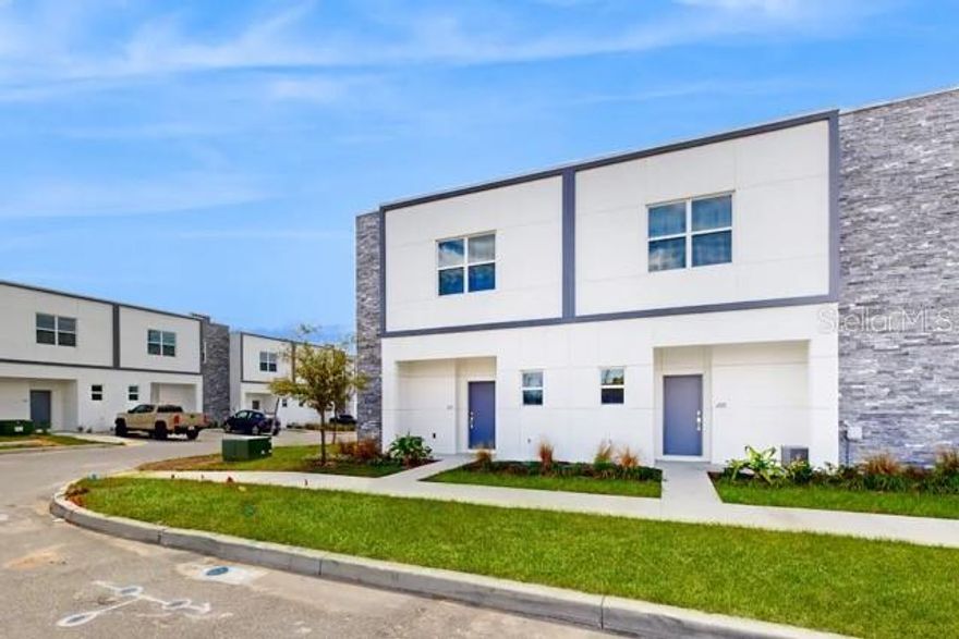 Experience premium Orlando living in this newly completed, fully furnished turnkey townhouse at The Azur Resort. Featuring 5 bedrooms, 4 bathrooms, and a private pool, it offers exceptional flexibility for both short- and long-term rentals. The community includes a modern clubhouse with a community pool. Ideally located just three exits from Disney, with Aldi, Publix, Wawa, shopping centers, the Orlando Health Center, and Champions Gate golf courses minutes away. Low HOA fees and excellent accessibility make this an outstanding investment opportunity. Schedule your showing today.