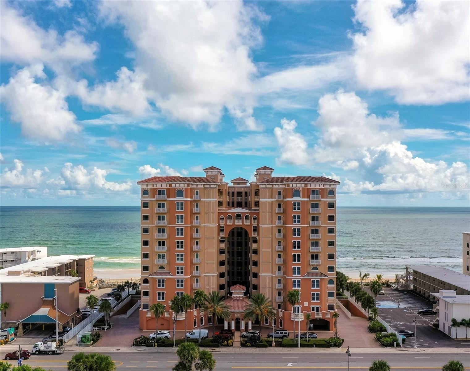Endless summers and beachside bliss! This spacious 3-bedroom, 2-bathroom condominium in the prestigious Palma Bella offers over 2,200 square feet of refined coastal living with panoramic views of both the Atlantic Ocean and Intracoastal Waterway. Thoughtfully designed for comfort and style, this sixth-floor corner unit features a semi-private elevator, and large balcony with tiled flooring - perfect for enjoying ocean sunrises over the Atlantic. Inside, an open-concept layout welcomes you with a tray ceiling foyer that flows into the main living and dining areas, accented by luxury vinyl flooring, crown molding, and abundant natural light. The modern kitchen boasts granite countertops, stainless steel appliances, flat-panel cabinetry, a mosaic tile backsplash, and a breakfast bar with pendant lighting - all ideal for entertaining. The serene primary suite features plush carpeting, a walk-in closet, and an en suite bathroom complete with dual sink vanity, granite counters, a soaking spa tub, and a glass-enclosed walk-in shower with picturesque water views. Additional bedrooms offer comfort and versatility. A private laundry room adds everyday convenience with cabinetry and folding space. Palma Bella residents enjoy exclusive amenities including a heated beachfront pool and spa, a fully equipped oceanfront fitness center, and a grand social room with a bar, fireplace, and media area. Assigned underground parking in a secured garage provides added peace of mind. Ideally located with the beach just steps from your door and close to local dining, shopping and an array of entertainment options. No pets. First and last month's rent and security deposit required. Criminal background check and credit check required, $40 per adult. All information recorded in the MLS is intended to be accurate but cannot be guaranteed.