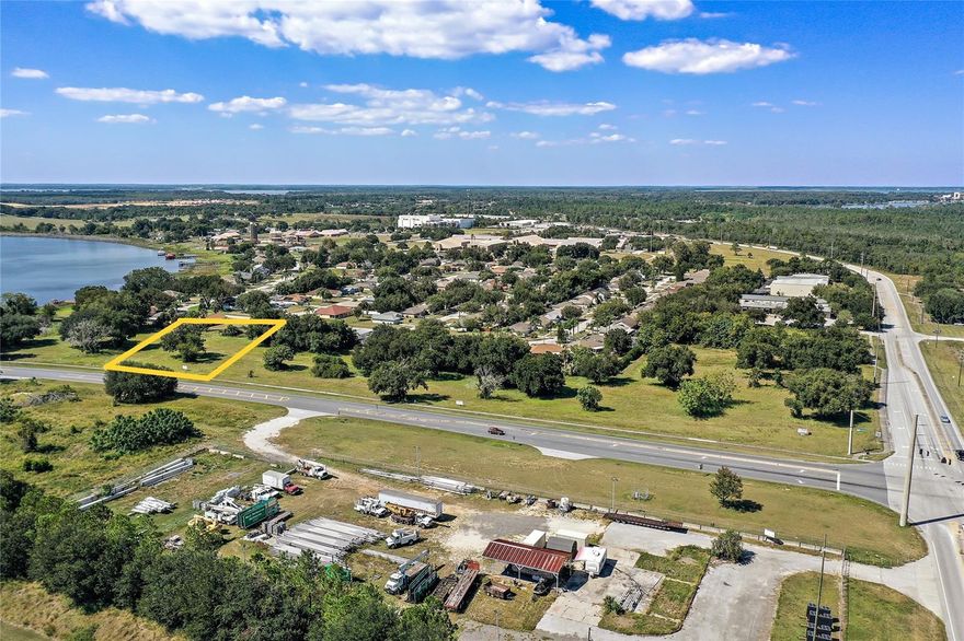 1+/- Acres on CR 448, Located in the City of Tavares, City Utilities available, Zoned PD. Located in the heart of Central Florida less than an hour from Orlando and less than 45 minutes from The Villages. Additional adjoining parcels available.