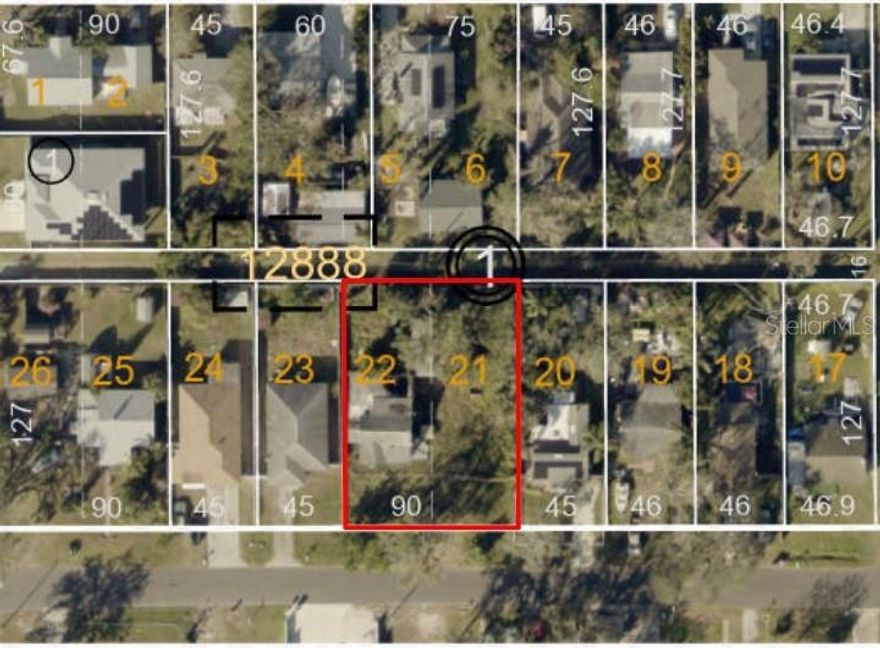 Vacant double lot, ready to build in st pete area. 90*137
