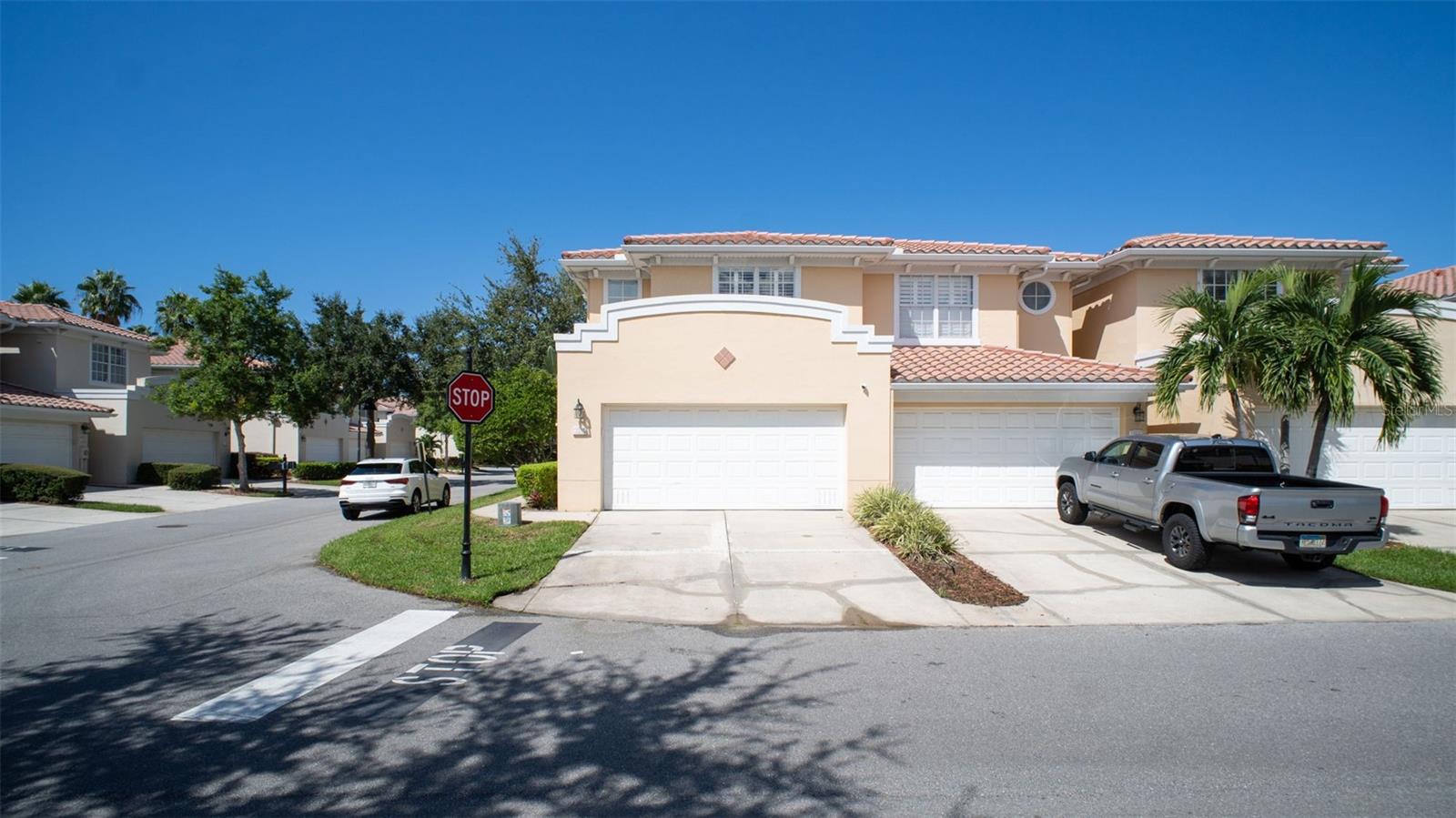End-unit & Corner Lot with upgrades galore in the Amazing Villas of Carillon, a coveted neighborhood in a desirable and central location of St.
Petersburg, Florida. This popular townhome setting now has a fantastic offering on a conservation lot. Enjoy living in an open floor plan with lots
of living space. This move-in ready unit features 3 bedrooms and 2 1/2 baths with a spacious 2 Car Garage. This home boasts a breathtaking
foyer, leading you through the open floor plan, livingroom, dining room, and kitchen - tastefully updated throughout! Further storage under the
staircase and a 1/2 bath complete the first level as well as an inside laundry room. Upstairs the Primary bedroom and ensuite are are amazing
complete with spacious walk-in closet with loads of storage . Two additional large Bedrooms are upstairs as well with oversized walk in closets.
Both bedrooms share a perfect Jack and Jill style Bathroom with Granite Counter tops and a full Tub and shower combination. The Community
features Security access Gates , Club house, Community Pool with sun loungers. Walking distance to the Carillon Conservation Pond Trail,
Boardwalk and Wildlife. Conveniently located by 275 and within a short driving distance to the beaches, both airports, and ALL the great
amenities of the Tampa Bay area! Relax and Enjoy Florida living in this amazing pet-friendly community.