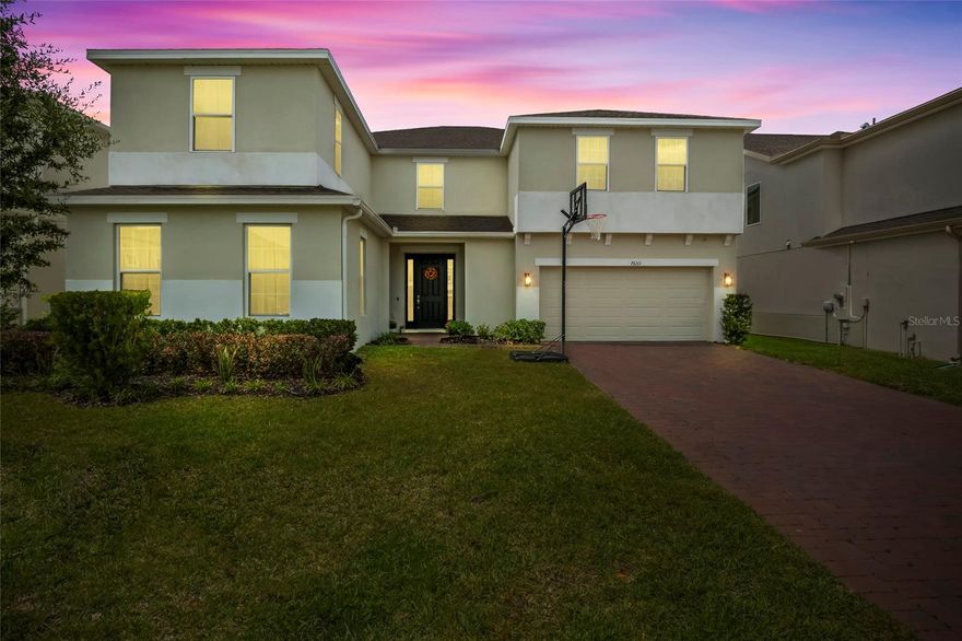 Experience luxury living in Clermont with this stunning 6-bedroom, 4.5-bathroom Palmer floor plan home on an oversized lot, boasting over $100,000 in designer upgrades including elegant first-floor tile, soaring 9’6” ceilings, and a timeless neutral palette. The chef’s kitchen with double ovens flows seamlessly into expansive living and flex spaces, while a private casita with its own entrance, ensuite bath, and wet bar offers unmatched versatility for guests or multi-generational living. Upstairs, a spacious gathering room and a primary suite designed for true relaxation elevate the lifestyle experience. Every detail has been considered, from ceiling fans in every room to a huge fenced yard pre-wired for a future pool, complemented by a 2-car garage for convenience. Enjoy and relax with your rainfall shower or soak in your master suite tub.  Perfectly situated just 20 minutes from theme parks and within easy reach of world-class attractions, this home also offers the everyday ease of being close to top restaurants, shopping, and grocery stores. With the highly anticipated Olympus Sports & Entertainment District nearby, this residence is more than a home—it’s a prime investment opportunity in one of Central Florida’s fastest-growing markets.
