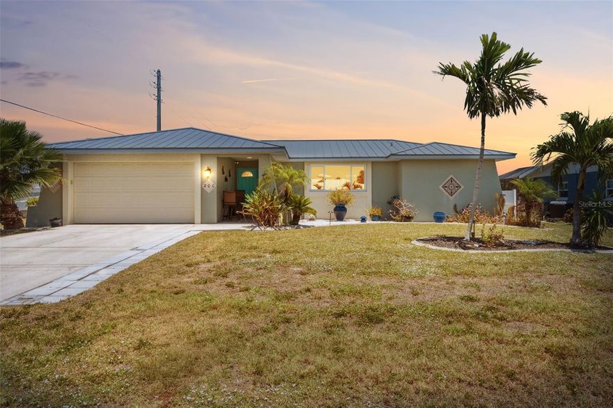 Let's skip the long description about picturesque Sunsets coupled with an unnecessary word salad... Here's what you need to know about this Beautiful Water Front Home!  *Located in PGI* *Direct Boating Access* *3 bedrooms, 2 bathrooms, 2 car garage* *Beautiful Updates Throughout* *Wood Cabinets and Granite Countertops* *Stainless Steel Appliances* *Crown Molding* *Updated Bathrooms* *Impact Glass Windows* *Tile Throughout* *12,000lb Boat Lift* *30' Concrete Dock* *Over 90' of Waterfrontage* *Gorgeous Saltwater Heated Pool* *Pool Cage Replaced 2023* *Metal Roof 2023* *AC 2016* *Recently Re-Piped* *Epoxy Garage Floor* *The Home Was Inspected Prior To Listing To Earn Our " Certified Move In Ready" Seal of Approval!! * Don't Let Your Florida Dream Home Become Someone Else's Address, Set Up Your Showing Today!!