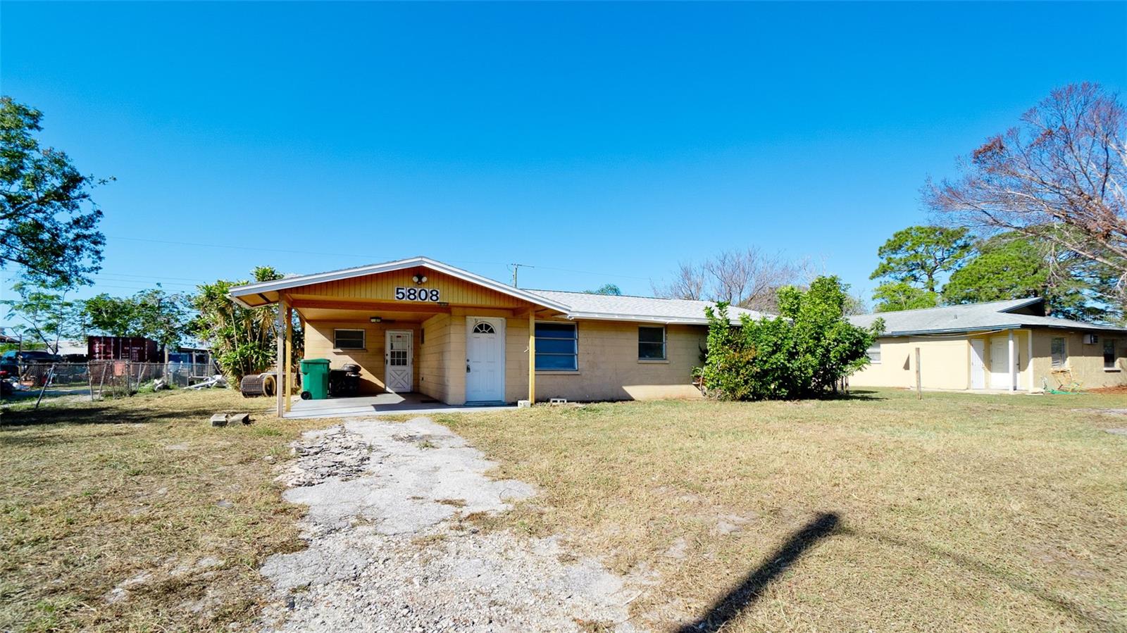 INVESTOR SPECIAL!! Priced below appraised value - with appraisal report available for review. This property is being sold As-Is, cash only. Located on a spacious 10,434 square foot lot, this home features 3 bedrooms and 1.5 bathrooms. The block foundation provides a solid base for any future renovations. The roof was replaced in 2019, though it did sustain some damage from Hurricane Milton. This property is in need of significant TLC and rehab, making it the perfect opportunity for an investor or homeowner with a vision. No HOA or CDD fees means more freedom and fewer restrictions. With its great potential, this home is ideal for a rental property or a flip. Don’t miss out on this opportunity to bring your ideas to life!
