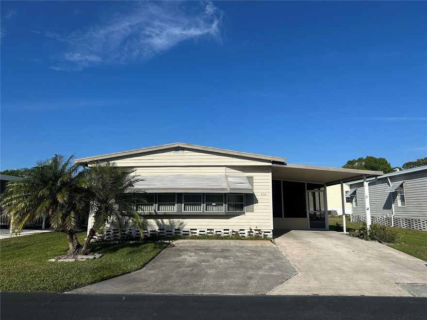 Come and make this Charming 2-Bedroom, 2-Bath Home in Marianna Park, a 55+ Community, your new home.

Featuring an open-concept layout, this residence offers a spacious living room, a separate family room, and a bright eat-in kitchen. The primary and secondary bedrooms include walk-in closets, providing ample storage space. Enjoy outdoor living with a 16’ x 11’ screened porch, a storage room with laundry, and a convenient carport. 

Best of all, No lot rent - you own the land. 

A small HOA fee of just $39/month covers access to community amenities such as a clubhouse, shuffleboard courts, a boat ramp, and a dock on Lake Marianna. Don’t miss this exceptional opportunity to own a low maintenance home in a friendly neighborhood- schedule your private showing today!