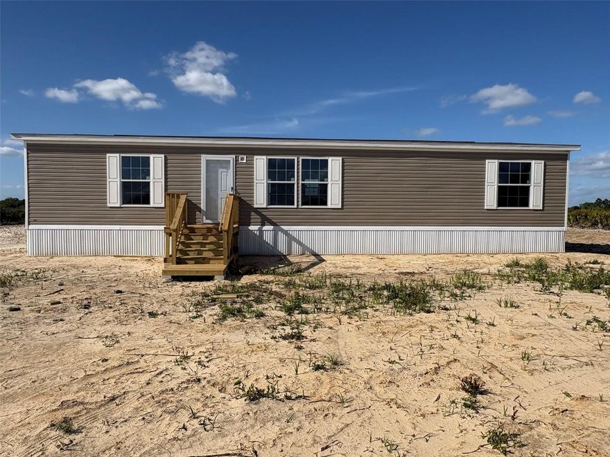 Take advantage of this incredible opportunity to own a brand-new 3-bedroom, 2-bath home on 1.50 acres in Viking Estates—with the option to add a fence for added privacy and functionality, plus $8,000 toward buyer closing costs! Located in desirable Flood Zone X (no flood insurance required), this property offers affordable, low-maintenance living with the flexibility of Res/Ag zoning—bring your animals, build a barn, park your RVs, boats, and toys, and enjoy true country living with no HOA restrictions. Inside, the home features a modern open-concept layout, brand-new appliances, energy-efficient construction, and a split-bedroom floor plan designed for comfort and privacy. Everything is brand new and backed by a full manufacturer warranty, making this a perfect move-in-ready option for

first-time buyers or anyone looking for peace of mind. The expansive 1.50-acre lot provides endless possibilities—create your dream outdoor space, add a workshop, start a garden, or simply enjoy the privacy and room to grow in this up-and-coming rural community. Don't miss this rare combination of new construction, land, incentives, and freedom—schedule your showing today!