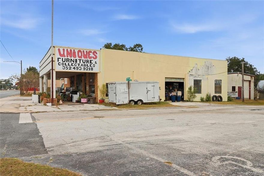 Prime Commercial Property on US Highway 19 in Chiefland, Florida! This versatile 5,636 sq. ft. commercial building offers exceptional visibility with 117 feet of frontage on Highway 19, providing a high-traffic location perfect for a variety of business uses. The front section is currently designed as a retail showroom, while the rear features a spacious warehouse/machine shop with two large roll-up doors for easy loading and unloading. The building is equipped with three-phase electric, ideal for industrial, manufacturing, or heavy-equipment operations. With excellent exposure, flexible layout options, and valuable highway frontage, this property is a strong opportunity for business expansion or investment.