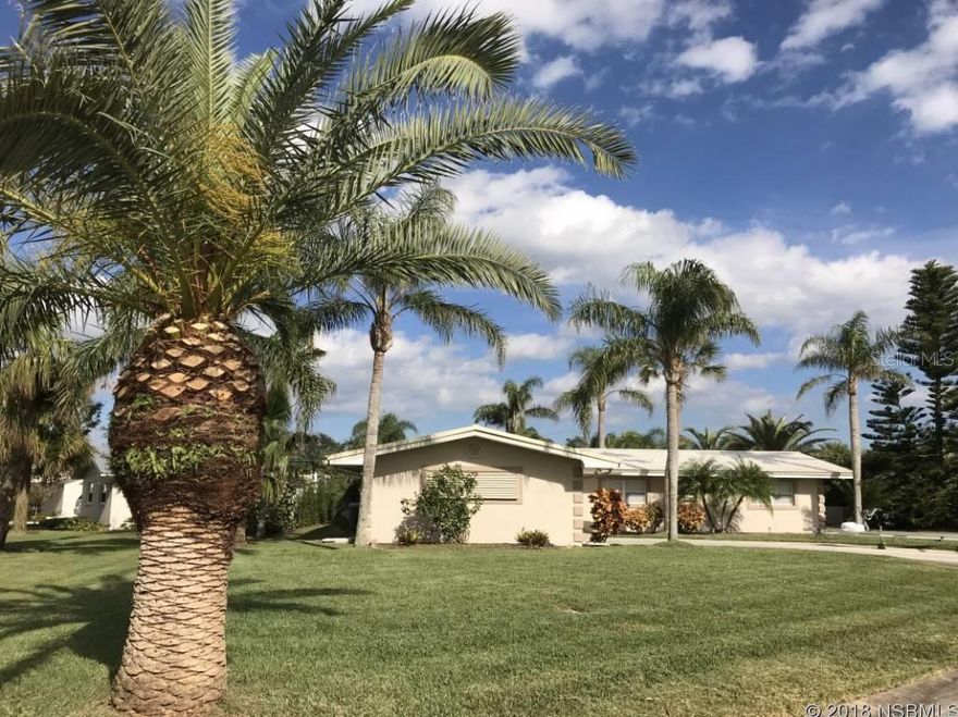 3 BR 3 BA pool home with DEEP WATER dockage in well sought after Venezia subdivision. On a private cove & easy access to the Intracoastal Waterway. Granite countertops plus family room, office, tile throughout, 2 car garage & covered boat dock with remote lift. Family room with French doors overlook the pool, plush yard & wide canal with no bridges to the inlet. New AC unit in 2013, freshly painted exterior, aluminum fence, composite boat dock & water heaters in 2016. Walking distance to the beach, shopping & restaurants. ;Water: City