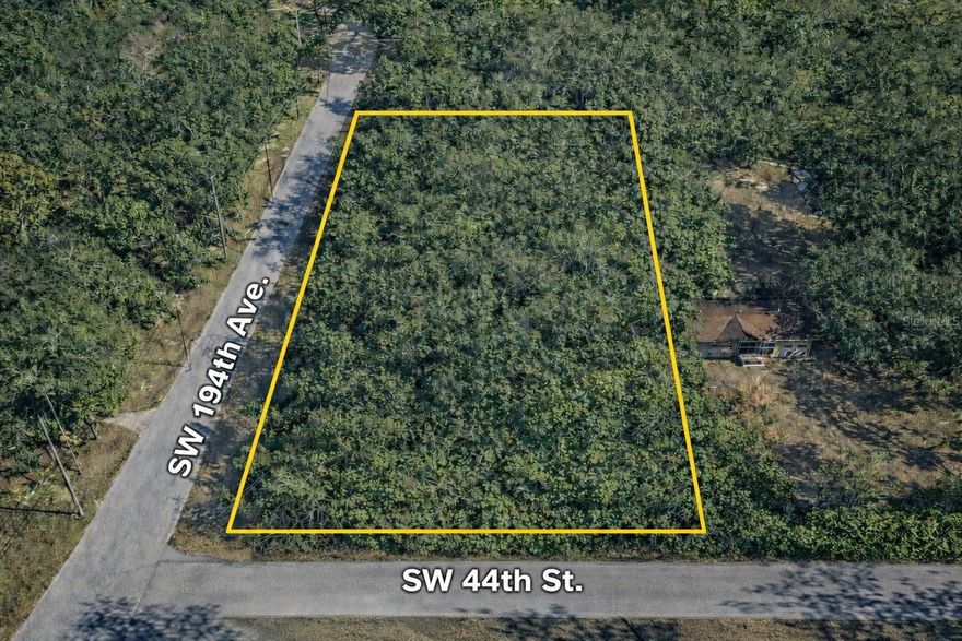Build your dream home on this spacious corner lot offering nearly one acre (37,897 sqft ) in Dunnellon. This residential parcel provides ample space for a custom home, outdoor living areas, a pool, garden, or additional storage for boats, RVs, and more. With its generous size and corner location, the property offers added flexibility for design, access, and privacy.

Enjoy a peaceful setting while still being conveniently located near local shopping, dining, parks, and the beautiful Rainbow Springs and Withlacoochee River areas known for boating, kayaking, and outdoor recreation. A wonderful opportunity to own a large homesite in a growing area of Marion County.

Don’t miss this chance to secure nearly one acre and build exactly what you envision.