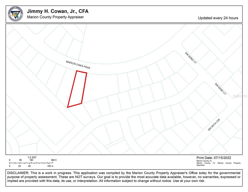Oversized Building Lot in Fast Growing Area. Water is Available to This Lot. Priced Reduced. Act Now. Marion Oaks is a Deed Restricted Community With No HOA Fees.