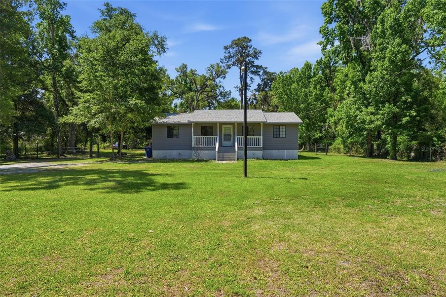 Looking for a piece of Country away from the Hustle & Bustle? Then this CHARMING 4bed/2bath Home on over an ACRE with a HUGE detached 24X30 garage/workshop is just what you've been Dreaming of. Look at those Arial's with all that elbow ROOM not getting that in a Neighborhood. The flexible floor plan that gives you options, it's great for everyday Family living and those Family gatherings. Covered back porch is perfect for relaxing mornings with songbirds singing or evening unwinding with the Firefly's and fully fenced giving you peace of mind. There is plenty of room for your Garden, ALL those fun Toys, a Dog Pen and an RV Hookup 50AMP.  Location is PERFECT with so many activities for everyone from the Outdoor enthusiast, Sportsman or Hobby enthusiasts. Isn't that why we live in FLORIDA!! You are just 1.5 miles from Croom Wildlife Management Area, a 20,000+ acre State Recreation Land that offers hunting, hiking, and camping. Launch your Canoes or Kayaks at the Silver Lake Recreation area 12.9 miles away, then explore the picturesque Withlacoochee River. There's also Richloam Wildlife Management area which features 58,000+ acres of State Recreational Lands offering hunting, fishing, hiking, camping, canoeing, kayaking, and horseback riding. WAIT there's more...we can forget about the Croom Motorcycle Recreation area which offers 2600+ acres of recreation areas for ATV and motorcycle enthusiasts. So MUCH to do!! Not to mention you're only an hour to the Beaches or Disney. YET you are close to your everyday necessities and I75. So make this YOUR HOME today and call me to schedule your private Showing.