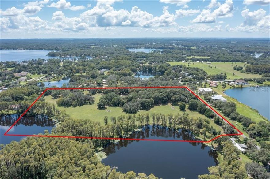 BEAUTIFUL 22.3 ACRES IN THE HEART OF THE KEYSTONE/ODESSA COMMUNITY!! This unique and rare property has the perfect balance between wooded setting, with stately oak trees, tall pines, and palmettos, along with pasture for your cattle or horses. This very private, picturesque setting also has two large FISHING PONDS for young ones to enjoy. Enjoy this wonderful country setting, surrounded by beautiful estate homes and just minutes from shopping at the Citrus Park Mall or dinner on the Gulf of Mexico. MUST SEE TO APPRECIATE THE BEAUTY OF THIS PROPERTY!!
NOTE - Pond frontage is *approximately 600 Ft, buyer encouraged to check with new survey. The 22.3 acres includes uplands and wetlands.
IMPORTANT NOTE - At the owner's request please do not enter the subject property without the listing agent being present.