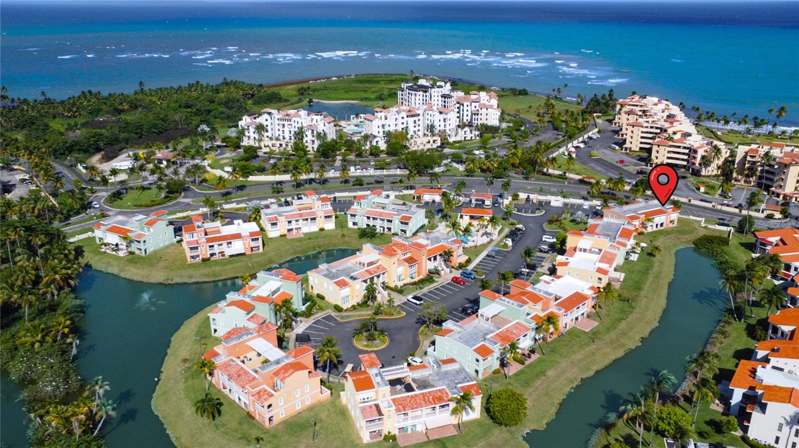 Welcome to your serene retreat in the exclusive Maresereno community of Palmas del Mar. This beautifully maintained ground-level residence offers 2 spacious bedrooms and 3 full bathrooms, providing comfort and privacy for residents and guests alike.
Step into the open-concept kitchen and living area, designed for easy entertaining and everyday living. Enjoy morning coffee or sunset views from two covered patios overlooking the tranquil lake—perfect for relaxing or hosting friends.
Additional features include:
Gated, secure community
Access to the community pool
Short walk to the beach
Quiet, peaceful setting surrounded by nature
Two assigned parking spots
Whether you're looking for a full-time home or a second home/seasonal escape, this gem combines comfort, style, and unbeatable location.
Available now—schedule your showing today!