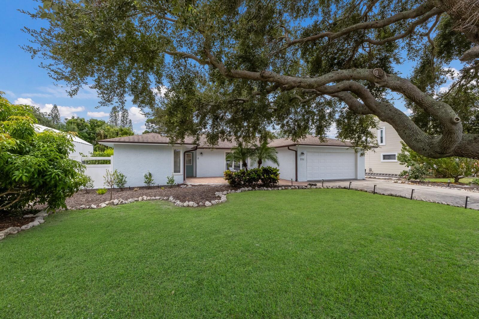 Welcome to your NW Bradenton oasis, a true gem offering the best of Florida living. This stunning 5-bedroom, 3-bathroom updated home is perfectly situated just five miles from the pristine beaches of Anna Maria Island, placing you at the heart of coastal paradise. Tucked away in a peaceful neighborhood right off of Palma Sola Bay, this property is centrally located for ultimate convenience, with easy access to shopping, dining, and entertainment. This is a fantastic opportunity for both a luxurious full-time residence and a savvy rental investment, as it is not in a flood zone and has a proven track record with a total rental income of over $80,000. The home can be sold fully or turnkey furnished (brand new furnishings), providing a seamless transition. With over $100K in updates, the home has been transformed with new lighting and fans, a completely refreshed primary and hall bathroom, and a full interior and exterior paint job, and so much more – see attached improvements list. Step into your private backyard retreat featuring a brand-new, screened-in lanai surrounding a heated, saltwater pool and spa. The incredible landscaping creates a lush, tropical setting with multiple fruit trees and a new drainage system, perfect for entertaining or relaxing. For those seeking a permanent residence, the home is zoned for an excellent school district, making it a perfect choice for families. It has been meticulously updated with a new AC just installed and a new pool pump in 2025, ensuring that major systems are in top condition for years to come. Investor alert – over 30K in upcoming rental income! This is a rare opportunity to own a piece of paradise in a prime location.