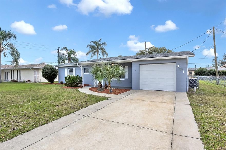 Completely renovated, new flooring, paint, roof, ac, updated bathrooms, etc. This spacious ranch style home has just been tastefully updated throughout. Kitchen features newly installed wood cabinets, granite counter tops, stainless steel appliances and much more. Home has been freshly painted inside and out. Home is centrally located and close to shopping, schools, I-95 and Daytona Beach Golf Course. There is also an office/bonus room/third bedroom. The southern exposed 12x38 lanai is great for entertaining and the large yard is fully fenced. All information is intended to be accurate but is not guaranteed ;Water: City