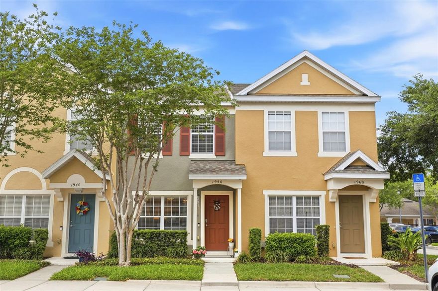 Welcome to 1950 Stockton Dr, located in Regency Oaks, a well-maintained and conveniently located gated townhouse community in Sanford, FL. Updated and truly move-in ready, this charming home offers exceptional value at this price point and is situated near shopping, dining, and major highways. Significant improvements include first-floor tile flooring, a 2020 HVAC system, 2022 roof, 2023 range and dishwasher, and a washer/dryer tower in 2025, among many others. The HOA fee includes water, adding to the property's affordability, along with access to the expansive community pool and other community features such as automatic gated entry and assigned parking. The open and functional first floor features an open kitchen with breakfast bar, dining area, half bathroom, and a screened-in porch with storage closet. The second-floor features two primary bedrooms, both with en-suite bathrooms, one with a walk-in shower and the other with a tub/shower combo, abundant natural light, with the larger of the two bedrooms offering a bank of windows with garden view. The second floor also includes a laundry closet with a new full-size washer and dryer stack. Make your appointment today to view this move-in ready townhouse and great community!