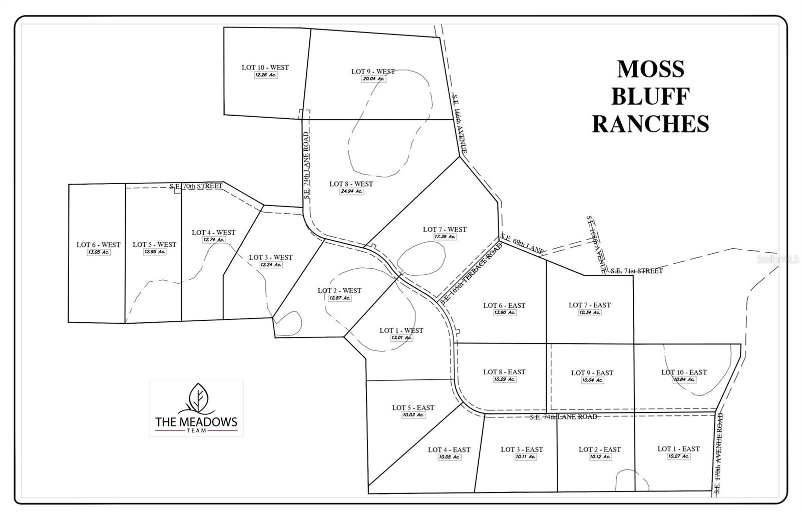 MOSS BLUFF RANCHES - Land