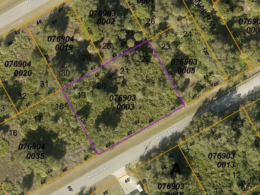 These 4 Residential Lots in one parcel sits in a quiet neighborhood in Warm Mineral Springs  NOT IN A FLOOD ZONE or HOA. You can subdivide them by 2 lots 80X120 each.  Excellent location, peaceful neighborhood, minutes from I-75 & Tamiami Trail!  Convenient to Florida’s best beaches, golfing, public boat ramps, marinas, shopping, physicians, water park, Atlanta Braves Practice Stadium, Tampa Bay Rays Practice Stadium, Historic Riverfront Downtown Punta Gorda & Fishermen’s Village, and a short drive to Venice, Sarasota and Boca Grande, etc.  All information deemed reliable, but not guaranteed; buyer to confirm all.