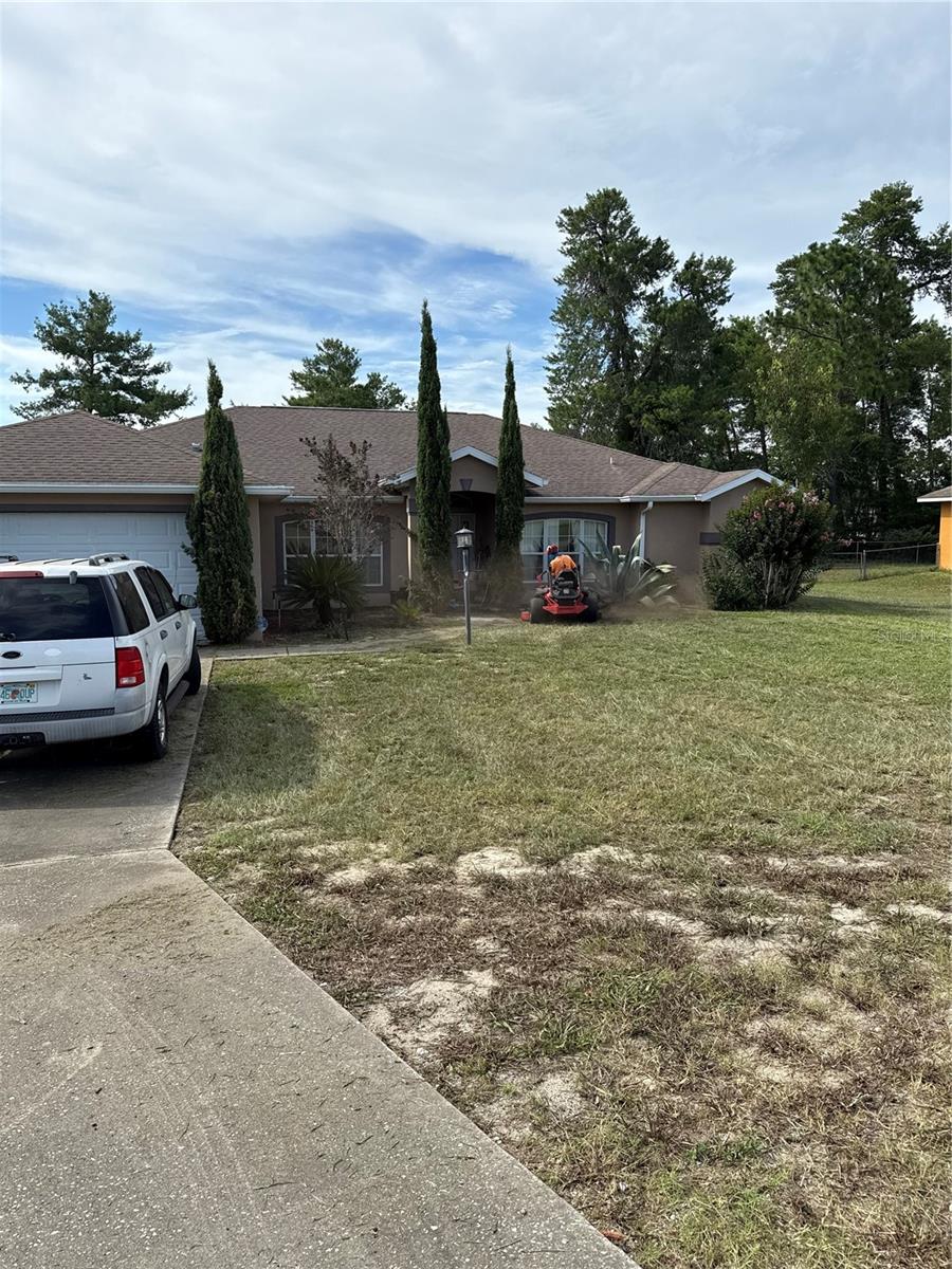 Welcome to this 3-bedroom, 2-bath home located in the desirable SW Ocala. Featuring an open-concept layout, this home offers a spacious living area, modern kitchen, and a split-bedroom floor plan. The primary suite includes a walk-in closet and private bath. Enjoy peaceful evenings on the covered patio overlooking the large backyard. Located just minutes from SR-200, shopping, dining, and medical facilities—this home combines comfort and convenience. **CASH ONLY. Sold AS-IS. Sale subject to probate and court approval** NOT FOR RENT. NO SITE UNSEEN OFFERS WILL BE REVIEWED OR CONSIDERED.