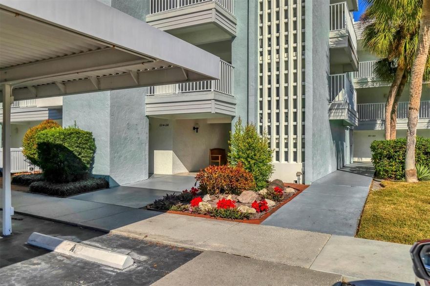 0.2 mi to Publix • 3 mi to Sarasota Memorial Hospital • 5.5 mi to Siesta Key Beach • Includes Zillow 3D Tour & Matterport Tour

Move-in-ready and fully furnished 2-bedroom, 2-bath condominium in a secured elevator building close to Sarasota’s key amenities. This second-floor residence offers approximately 1,084 sq ft of single-level living with a spacious 9' × 14' screened lanai overlooking the community pool. Recent improvements include hurricane-impact windows and a new roof completed last year, providing peace of mind and energy efficiency. The interior features an updated kitchen and bathrooms, wood-style flooring, and an in-unit laundry room for added convenience.

The floor plan includes an open living and dining area with direct access to the pool-facing lanai, creating an ideal indoor-outdoor extension of the living space. The primary suite offers ample storage and an updated bath, while the guest bedroom and additional full bath provide flexibility for visitors or home workspace needs. This condo also includes one assigned covered parking space plus abundant guest parking throughout the community.

From this central Sarasota location, reach Arlington Park (2.5 mi) for aquatic facilities, fitness center, tennis, pickleball, basketball, and walking paths. Explore Downtown Sarasota (4 mi) for dining, shops, and Bayfront Park, or head to Siesta Key Beach (5.5 mi) for world-famous coastline. Additional anchors include Legacy Trail access (2.2 mi), Walmart Neighborhood Market (0.9 mi), Starbucks (1.2 mi), Westfield Siesta Key (2.5 mi), and direct routes via US-41 (2 mi) and I-75 (3.8 mi).

This furnished condominium combines an updated interior, secured lobby access, an elevator, pool views, and proximity to Sarasota’s beaches, parks, shopping, and medical services. Be sure to view the Zillow 3D Tour and Matterport walk-through for a complete look at the layout and features of Unit 224.