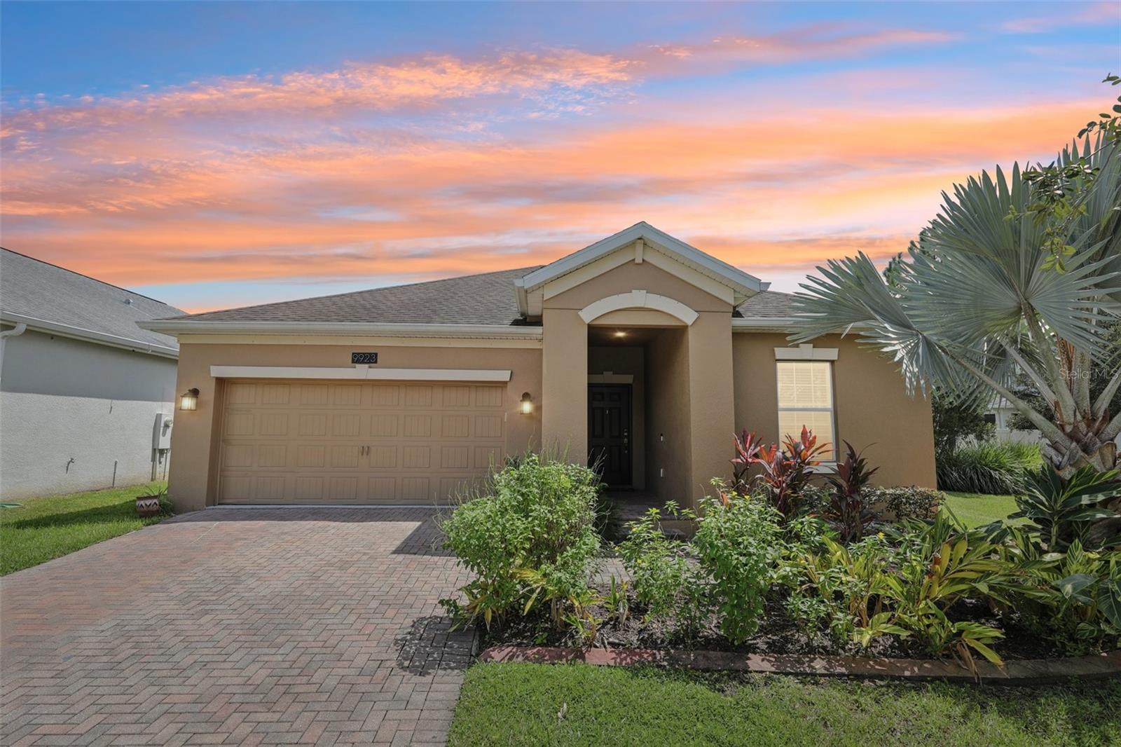 Welcome to this beautifully maintained 3-bedroom, 2-bathroom single-family home, built in 2016, located in the highly desirable Lake Nona area of Orlando. Offering a bright and open split floor plan, this home is perfect for both relaxing and entertaining. The spacious kitchen boasts sleek stainless steel appliances and elegant granite countertops, making it a true chef's dream.
The inviting living areas are complemented by fresh exterior paint, ensuring the home looks as good as new. Step outside into the backyard – an ideal space for outdoor gatherings or simply unwind picking fruits from the several fruit trees that the owner planted.
Situated in a prime location, this property is one of the best-priced homes in the area, making it an incredible opportunity for buyers looking to move quickly. Don't miss out on this rare find! All measurements and HOA information deemed to be correct but need to be verified by the buyer or buyers agent if they are a concern.