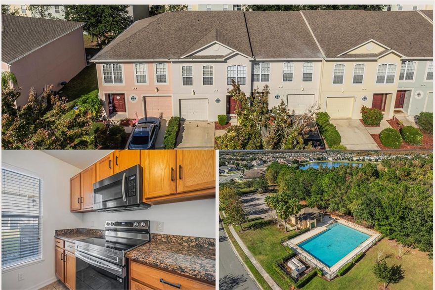Welcome home to this inviting townhome nestled in a peaceful Kissimmee community. Bright living spaces, a functional layout, and comfortable bedrooms create a warm setting for everyday living. Enjoy low-maintenance living with easy access to shopping, dining, major highways, Orlando International Airport, Lake Nona, and Medical City. Ideal as a primary residence or investment opportunity. Schedule your showing today and imagine the possibilities.