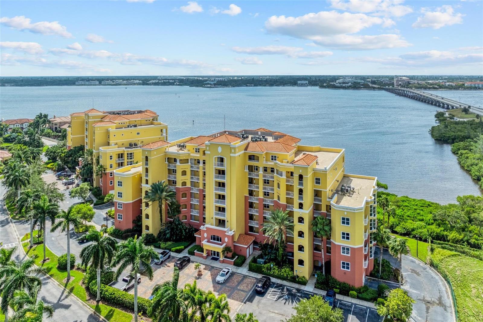Furnished Rental Available Now! **Luxurious Living at Laguna at Riviera Dunes** Welcome to your dream waterfront rental! This stunning 2-bedroom, 2-bathroom unit with a den is located on the 3rd floor, offering breathtaking views of the Manatee River. Step into an inviting open floor plan that exudes a chic and classy ambiance, featuring updated bamboo laminate flooring throughout the living, dining, and bedroom areas. The gourmet kitchen is a chef's delight, equipped with top-of-the-line Jen Aire stainless steel appliances, elegant granite countertops, and a convenient reverse osmosis system. The spacious primary bathroom comes complete with dual vanities and a luxurious walk-in shower, while the guest bath includes a shower/tub combo for added comfort. The primary suite features a comfortable queen bed, while the guest room is furnished with twin beds that can easily convert to a king. Enjoy your favorite shows on the TVs located in the primary bedroom, guest room, and living area. Residents of Laguna at Riviera Dunes enjoy an array of resort-style amenities, including a heated pool, hot tub, fitness center, outdoor grill, tennis court, and a clubhouse situated on a deep-water protected marina. The community is gated with 24/7 guard duty, ensuring your peace of mind. Host gatherings at the marina and indulge in delicious meals at the onsite Riviera Dunes Dockside Grill, where you can relax to live music. With a quick commute to St. Pete, Sarasota, and Lakewood Ranch, this location offers the perfect blend of luxury, comfort, and convenience. Don't miss out on this exceptional rental opportunity!