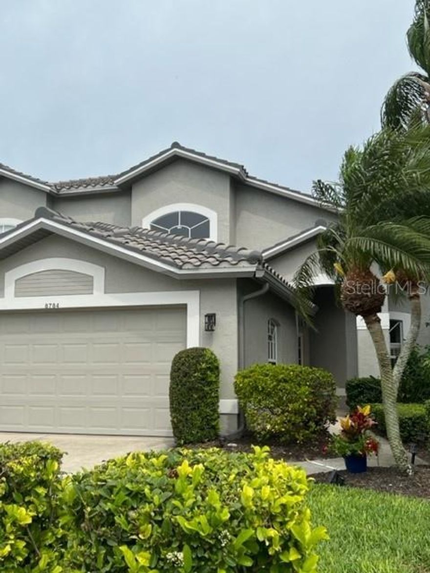 Live your best life! This beautiful villa is available MAY 15th - OCTOBER ONLY and is in the desirable gated community of Stoneybrook Golf & Country Club. Enjoy the challenging 18-hole championship golf course completely renovated and redesigned by Kipp Schultes or play tennis/pickle ball with the active tennis community. Other amenities include the well-designed fitness center with a variety of equipment, machines, & weights, a dance studio, community pool, and hot tub. The elegant clubhouse offers menus created by an executive chef or beverages from the bar waiting for you after a round of golf. All these amenities just down the street from the beautiful villa. Retreat to the master suite where you’ll relax in comfort on a king size bed or shower with the feeling of being at a deluxe spa. You will most definitely notice the pride of ownership in this very tastefully decorated, well maintained furnished home. The guest bedroom & bath is upstairs along with a loft area overlooking the kitchen and living room. The den/office can be closed off with the double doors for privacy, and the peaceful screened lanai with swimming pool & spa is a great place to unwind while taking in the sights of nature. This comfortable home has a laundry room, space for garage parking plus a driveway and ample room to spread out with two levels of living space. Located within close proximity to Nokomis and Siesta Key beaches, Legacy Trail, and many restaurants and shops. This is an amazing opportunity to live in paradise, make new friends at this active community and live in luxury. Sorry no pets allowed.