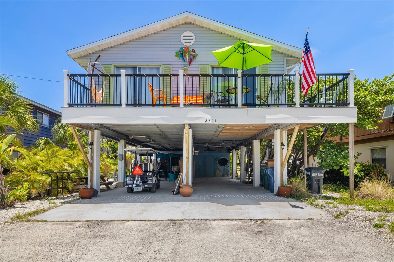 THIS HOME SITS ABOVE THE WAVES, NO FLOODING BECAUSE IT IS A STILT HOME. You have wanted to live on the beach, vit the beach on weekends wanted to have an air bnb or rental The best of all worlds. You can walk to the beach, it is just across the street, walk to restaurants let the sand go through your toes. The roof from Milton us being put on before the end of June, but other than roof no damage to the property All new appliances, new bathrooms, new flooring, new kitchen ready for you to add your personal touches. Have you ever seen turtle nests? Have you seen when the babies hatch and go to the water? Well June is the starting month so it is happening nowl Yes sand does get in your shoes and you don't want to leave.