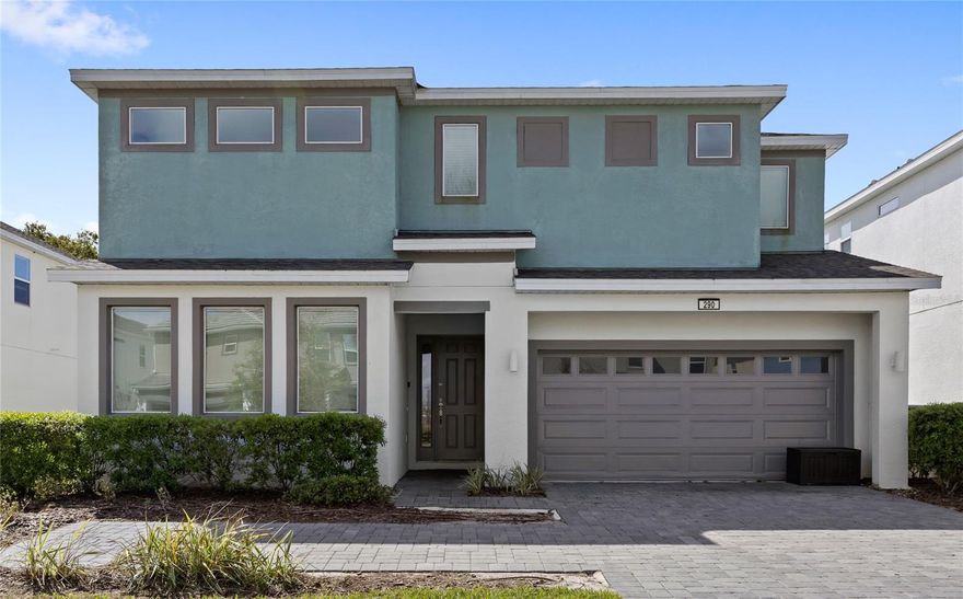 Fully furnished 6-bedroom, 6-bathroom home in the sought-after BellaVida resort community offering the perfect blend of luxury and investment potential. With a proven rental history, this turnkey property is ideal as a primary residence, vacation home, or income-producing rental. The spacious layout features open living and dining areas, a well-appointed kitchen with granite countertops and a large island, and generously sized bedrooms with multiple en-suite options. A dedicated theater room adds a unique entertainment experience. Enjoy outdoor living with a private screened-in lanai featuring a pool and spa. BellaVida offers resort-style amenities including a clubhouse, pool, fitness center, playground, and sports courts, all just minutes from shopping, dining, and Central Florida attractions.