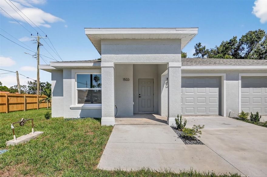 Be the first to live in this newly constructed home featuring modern design, pristine finishes, and energy-efficient systems—all in a central Bradenton location.
**Property Features**
This brand new home offers a fresh, contemporary design with high-efficiency systems. The bright, open layout provides spacious living and dining areas perfect for daily living or entertaining. The modern kitchen includes brand new appliances, sleek cabinetry, and generous counter space. Bedrooms are well-sized with ample closets and natural light, while the bathrooms feature stylish, updated fixtures. A private, fenced backyard offers space for pets or outdoor enjoyment, and off-street parking adds convenience.
**Location Highlights**
Located in a quiet, friendly neighborhood just minutes from Downtown Bradenton, Riverwalk, parks, and dining. The home also offers quick access to major highways and public transportation, along with nearby schools, shopping, and local attractions.
The property is pet-friendly with a $250 non-refundable pet fee (restrictions apply).
Schedule your showing today!